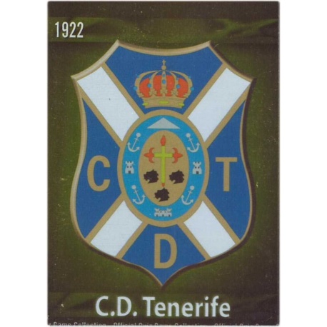 Escudo Brillante Dorado Tenerife 514