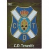 Cromos de Fútbol Escudo Tenerife Brillante Dorado Las Fichas Quiz Liga 2009-10