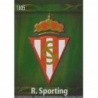 Trading Cards Escudo Sporting Brillante Liso Mundicromo Fichas Liga 2009-10