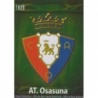 Cromos de Fútbol Escudo Osasuna Brillante Liso Mundicromo Fichas Liga 2009-10