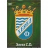 Cromos de Fútbol Escudo Xerez Brillante Liso Las Fichas de La Liga 2009-10