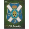 Trading Cards Escudo Tenerife Brillante Liso Mundicromo Fichas Liga 2009-10