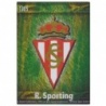 Oferta Cromos Escudo Sporting Brillante Jaspeado Mundicromo Quiz 2009-10