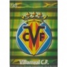 Cromos de Fútbol Escudo Villarreal Brillante Raya Horizontal Las Fichas de La Liga 2009-10