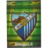 Cromos de Fútbol Escudo Málaga Brillante Raya Horizontal Las Fichas Quiz Liga 2009-10