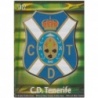Cromos de Fútbol Escudo Tenerife Brillante Raya Horizontal Las Fichas de La Liga 2009-10