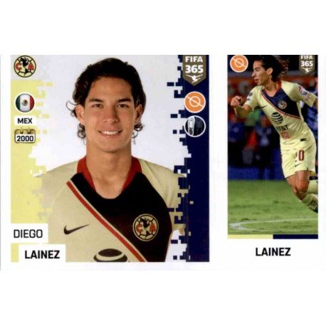 Diego Lainez - Club América 378 Panini FIFA 365 2019 Sticker Collection