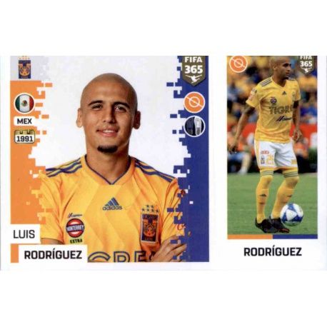 Luis Rodríguez - Tigres 389 Panini FIFA 365 2019 Sticker Collection