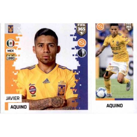 Javier Aquino - Tigres 392 Panini FIFA 365 2019 Sticker Collection