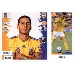 Ismael Sosa - Tigres 395 Panini FIFA 365 2019 Sticker Collection