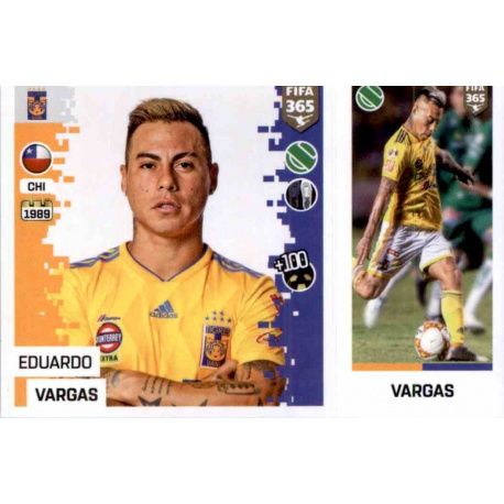 Eduardo Vargas - Tigres 397 Panini FIFA 365 2019 Sticker Collection