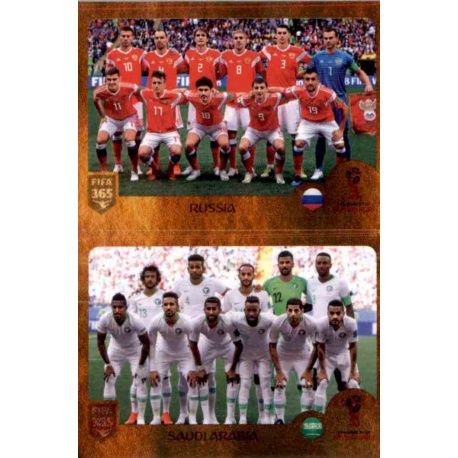Russia / Saudi Arabia - Group A 400 Panini FIFA 365 2019 Sticker Collection