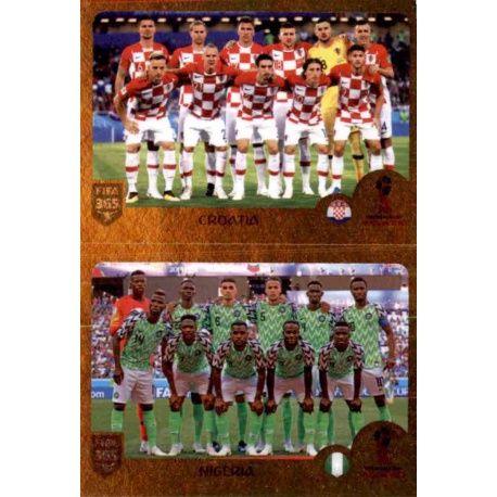 Croatia / Nigeria - Group D 407 Panini FIFA 365 2019 Sticker Collection