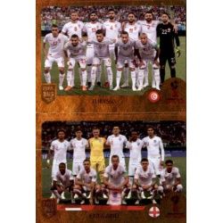 Tunisia / England - Group G 413 Panini FIFA 365 2019 Sticker Collection