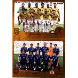 Columbia / Japan - Group H 415 Panini FIFA 365 2019 Sticker Collection