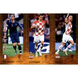 Antoine Grizmann / Mario Mandžukić / Ivan Perišić - Final 425 Panini FIFA 365 2019 Sticker Collection
