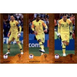 Hugo Lloris / Steve Mandanda / Alphonse Areola - Champions 426 Panini FIFA 365 2019 Sticker Collection