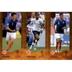 Benjamin Pavard / Presnel Kimpembe / Raphaël Varane - Champions 427 Panini FIFA 365 2019 Sticker Collection
