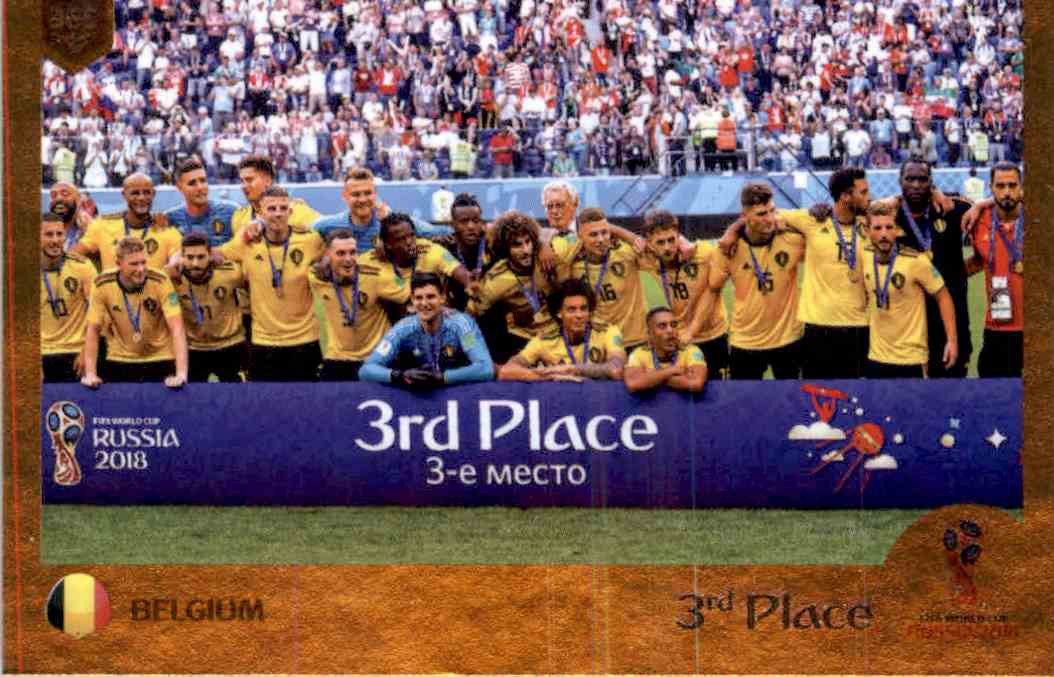 Belgium 3rd Place Milestones Panini FIFA365 2019 Sticker 435 