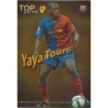 Cromos de Fútbol Yaya Touré Top Dorado Mundicromo Fichas Liga 2009-10