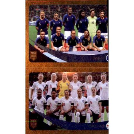 France / England 443 Panini FIFA 365 2019 Sticker Collection