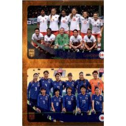 Canada /Japan 444 Panini FIFA 365 2019 Sticker Collection