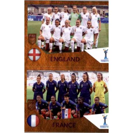 England / France 448 Panini FIFA 365 2019 Sticker Collection