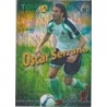 Soccer Trading Cards Óscar Serrano Top Jaspeado Verde Mundicromo Fichas Liga 2009-10