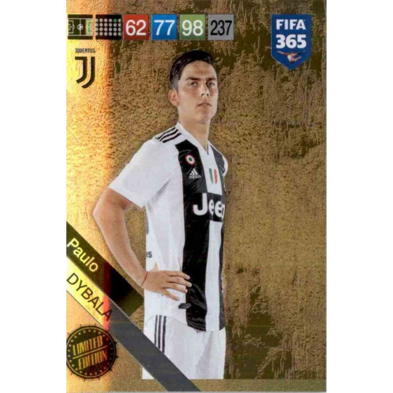 Juventus Turin Panini FIFA365 2019 Sticker 239 a/b Paulo Dybala 