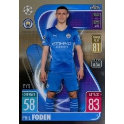 Offer Soccer Cards Phil Foden Manchester City Topps Match Attax Chrome 21/22