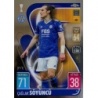 Offer Soccer Cards Çağlar Söyüncü Leicester City Topps Match Attax Chrome 21/22