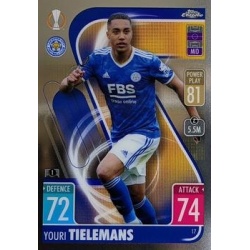 Venta Online Youri Tielemans Leicester City Topps Match Attax Chrome 2021/22