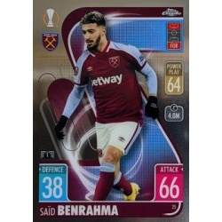Offer Soccer Cards Saïd Benrahma West Ham United Topps Match Attax Chrome 2021/22