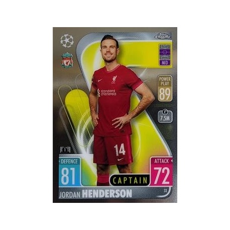 Jordan Henderson Liverpool 33