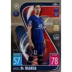 Offer Soccer Cards Angel Di Maria PSG Topps Match Attax Chrome 21/22