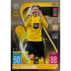 Trading Cards Erling Haaland Borussia Dortmund Topps Match Attax Chrome 21/22