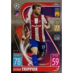 Soccer Trading Cards Kieran Trippier Atletico Madrid Match Attax Chrome Champions League 21/22
