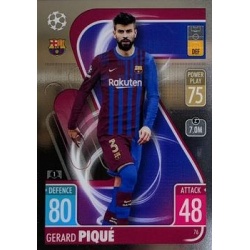 Soccer Trading Cards Gerard Piqué Barcelona Topps Match Attax Chrome 2021/22