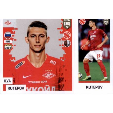 Ilya Kutepov - FC Spartak Moskva 290 Panini FIFA 365 2019 Sticker Collection