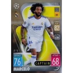 Cromos de Fútbol Marcelo  Real Madrid Topps Match Attax Chrome 2021/22