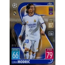 Cromos de Fútbol Luka Modrić Real Madrid Topps Match Attax Chrome 21/22