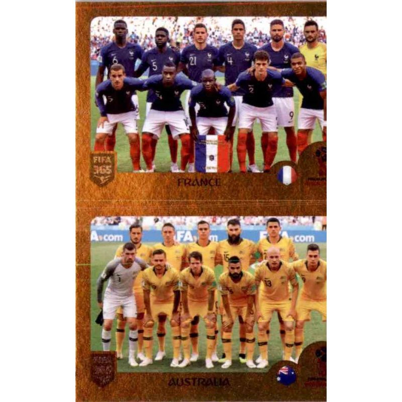 Panini FIFA365 2019 Sticker 407 a/b Croatia / Nigeria Gruppe D 