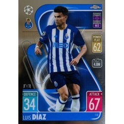 Cromos de Fútbol Luis Díaz Porto Match Attax Chrome Champions League 21/22
