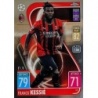 Soccer Trading Cards Davide Calabria AC Milan Topps Match Attax Chrome 2021/22