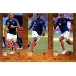 Corentin Tolisso / N'Golo Kante / Balise Matuidi - Champions 430 Panini FIFA 365 2019 Sticker Collection