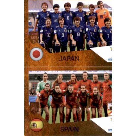 Japan / Spain 447 Panini FIFA 365 2019 Sticker Collection