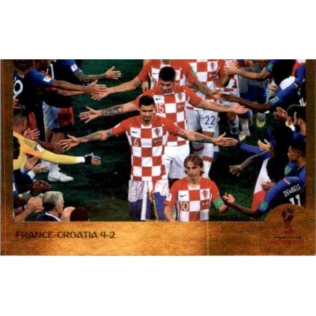Panini FIFA365 2019 rewarding Croatia Sticker 422 a/b Final 