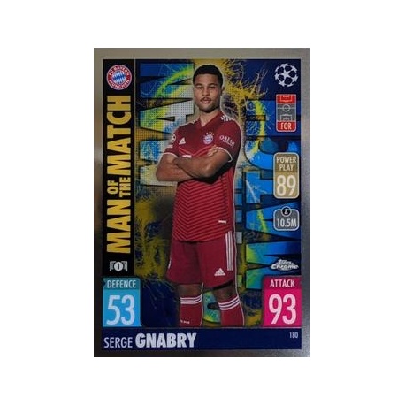 Serge Gnabry Man of the Match Bayern Munchen 180