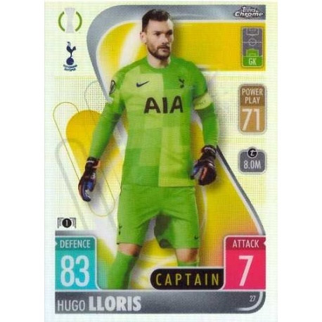 Hugo Lloris Refractor Tottenham Hotspur 27