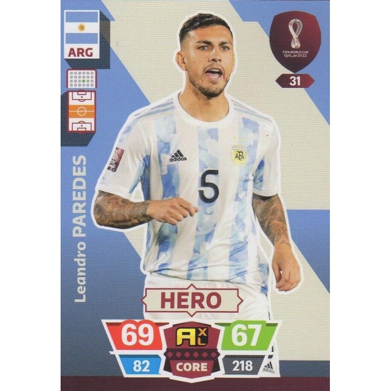 Online sale Leandro Paredes Argentina Adrenalyn XL World Cup 2022